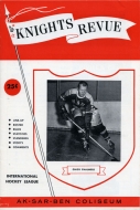 1961-62 Omaha Knights game program