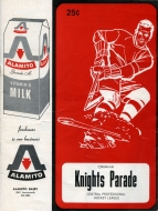 1964-65 Omaha Knights game program