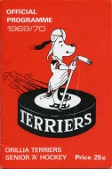 1969-70 Orillia Terriers game program