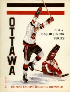 1979-80 Ottawa 67's game program