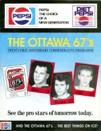 1988-89 Ottawa 67's game program