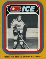 1972-73 Ottawa Nationals game program