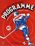 1939-40 Owen Sound Greys game program