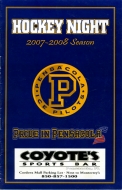 2007-08 Pensacola Ice Pilots game program