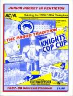 1987-88 Penticton Knights game program