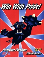 1994-95 Penticton Panthers game program