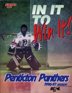 1996-97 Penticton Panthers game program