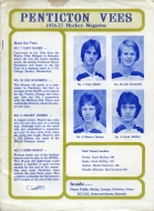 1976-77 Penticton Vees game program