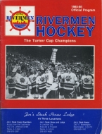 1985-86 Peoria Rivermen game program