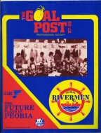 1987-88 Peoria Rivermen game program