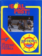1988-89 Peoria Rivermen game program