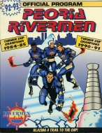 1992-93 Peoria Rivermen game program