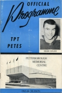 1963-64 Peterborough Petes game program