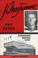1966-67 Peterborough Petes game program