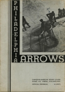 1931-32 Philadelphia Arrows game program