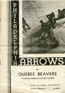 1932-33 Philadelphia Arrows game program