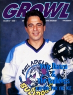 1995-96 Philadelphia Bulldogs game program