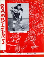 1956-57 Philadelphia Ramblers game program