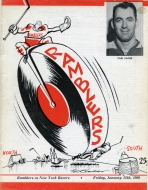 1959-60 Philadelphia Ramblers game program
