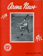 1947-48 Philadelphia Rockets game program
