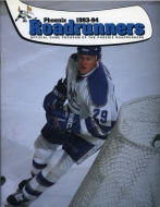 1993-94 Phoenix Roadrunners game program
