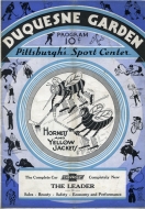1936-37 Pittsburgh Hornets game program