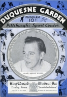 1937-38 Pittsburgh Hornets game program