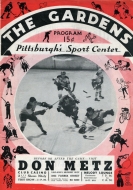 1945-46 Pittsburgh Hornets game program