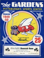 1949-50 Pittsburgh Hornets game program