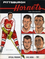 1962-63 Pittsburgh Hornets game program