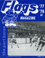 1977-78 Port Huron Flags game program