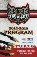 2015-16 Port Huron Prowlers game program