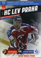 2013-14 Prague Lev game program