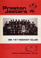 1978-79 Preston Jesters game program
