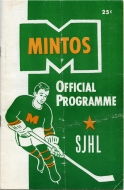 1957-58 Prince Albert Mintos game program