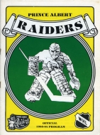 1983-84 Prince Albert Raiders game program