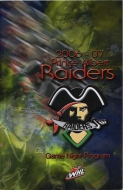 2006-07 Prince Albert Raiders game program