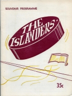 1970-71 Charlottetown Islanders game program