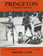 1973-74 Princeton University game program