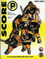 2004-05 Providence Bruins game program
