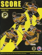 2005-06 Providence Bruins game program