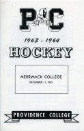 1963-64 Providence College game program
