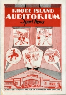 1932-33 Providence Reds game program