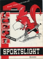 1955-56 Providence Reds game program