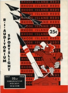 1957-58 Providence Reds game program