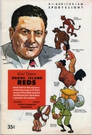 1967-68 Providence Reds game program