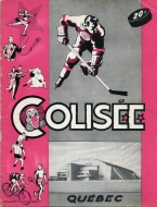 1951-52 Quebec Aces game program