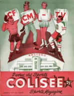 1955-56 Quebec Aces game program