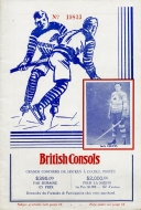 1932-33 Quebec Beavers game program