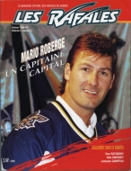 1996-97 Quebec Rafales game program